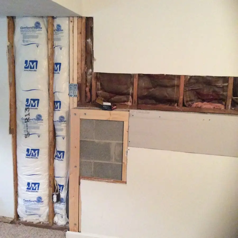 Wall insulation replacement during Odor Removal & Deodorization in Warminster